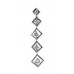 Necklace - Pendant - 925 Sterling Silver w/ CZ - 5-Diamond Shape - PT-PPT8751CL